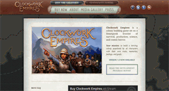 Desktop Screenshot of clockworkempires.com